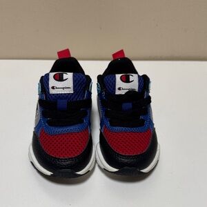 Champion Kids' Blue and Red Sneakers